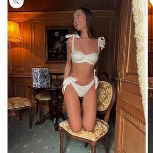 Strawberry Milk Mob White Lotus Swimsuit NWT